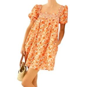 Something Navy NWT Smocked Mini Dress